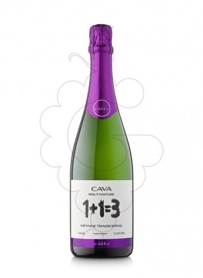 Photo 1 + 1 = 3 Brut Nature sparkling wine