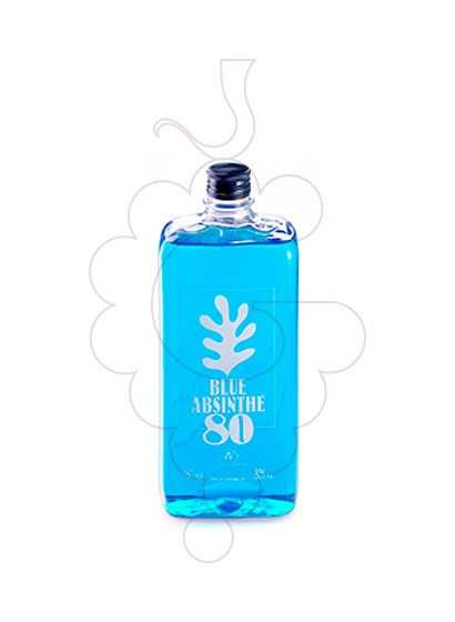 Photo Aperitif wine Absenta 80 Blue Plastic Flask