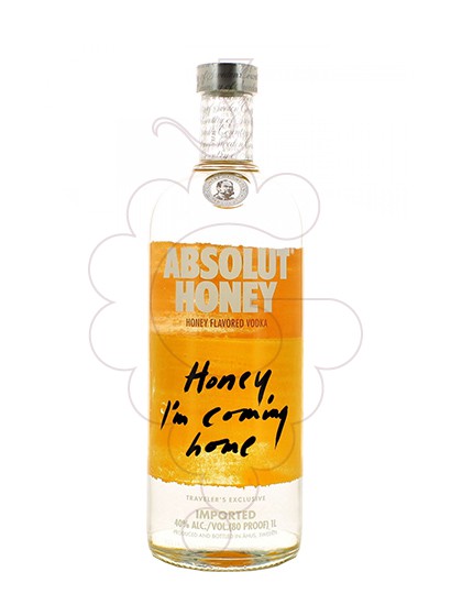 Photo Vodka Absolut Honey