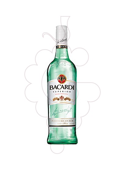 Photo Rum Bacardi refillable
