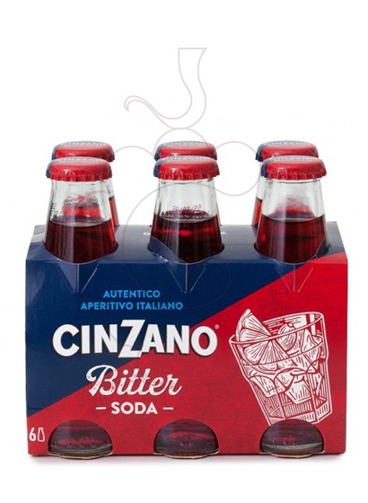 Photo Aperitif wine Bitter Cinzano Soda-rtr. pack 6 u