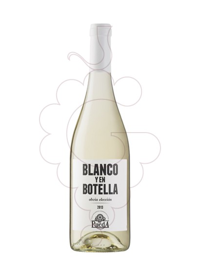 Photo Blanco y en Botella white wine