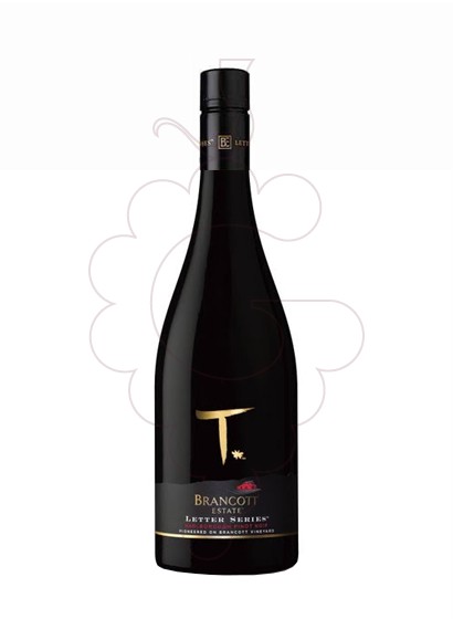 Photo Brancott Letter Series T Pinot Noir red wine