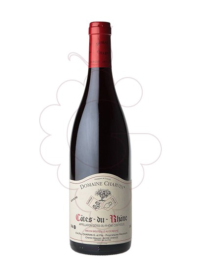 Photo Charvin Cotes du Rhone Negre red wine