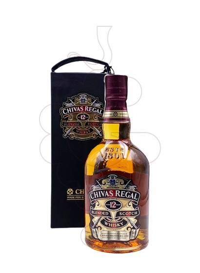 Photo Whisky Chivas 12 Years Pack Leather