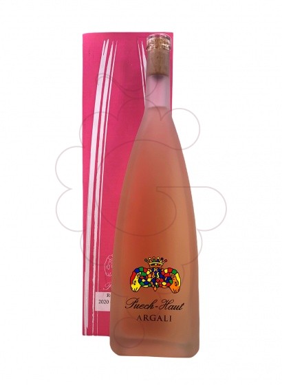 Photo Rosé Chateau Puech-Haut Prestige Givré Magnum rosé wine