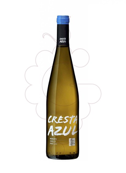 Photo Cresta Azul Blanc Dolç white wine