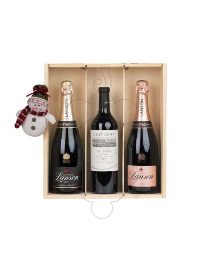 Photo Christmas boxes 4 Bottles of Wine Pack + Wine Accessories