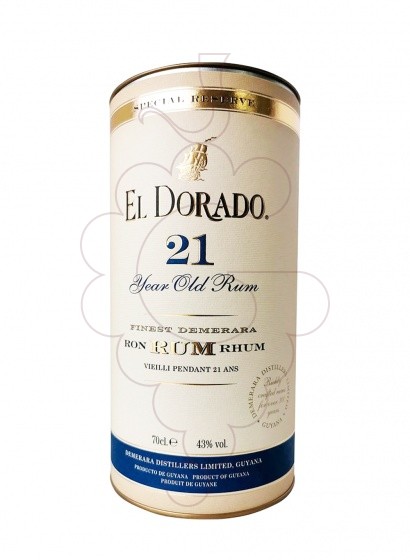 Photo Rum El Dorado Demerara 21 Years