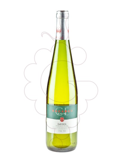 Photo Espolla Blanc Sec Macabeu white wine