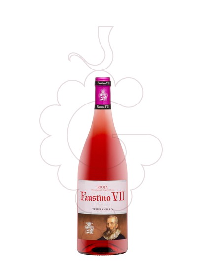 Photo Faustino VII Rosat (mini) rosé wine