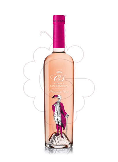 Photo Flamingo Conde de San Cristóbal rosé wine