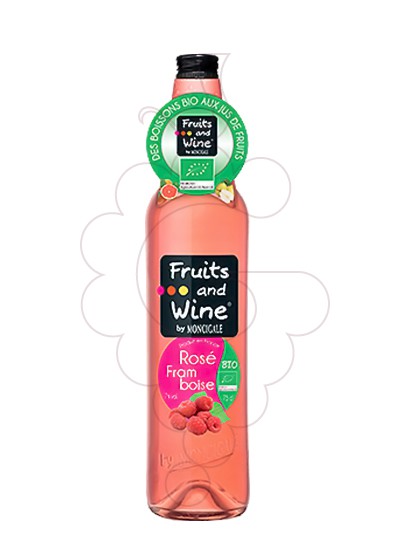 Photo Aperitif wine Fruits and Wine Rosé Framboise Bio