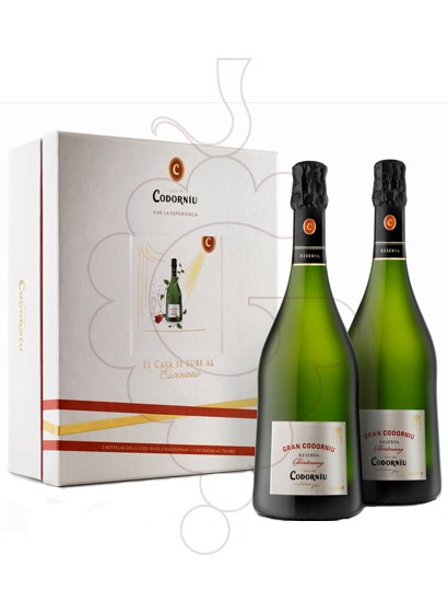 Photo Gift boxes Gran Codorniu Chardonnay Pack 2 u