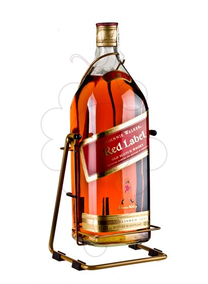 Photo Whisky Johnnie Walker Red Label with Cradle