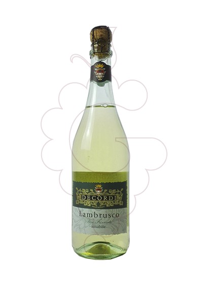 Photo White Lambrusco Decordi white wine