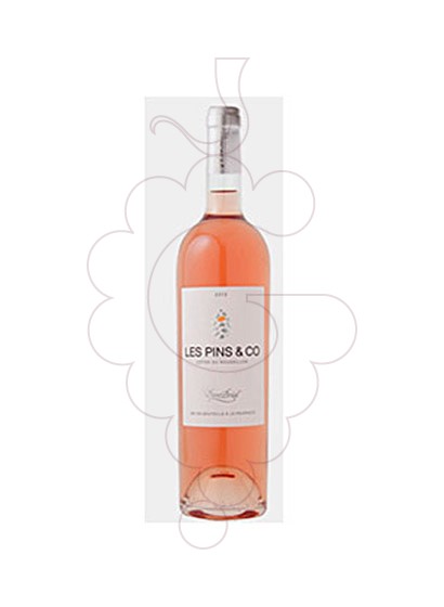 Photo Les Pins & Co Rosat rosé wine