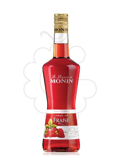 Photo Liqueur Licor Monin Creme Fraise