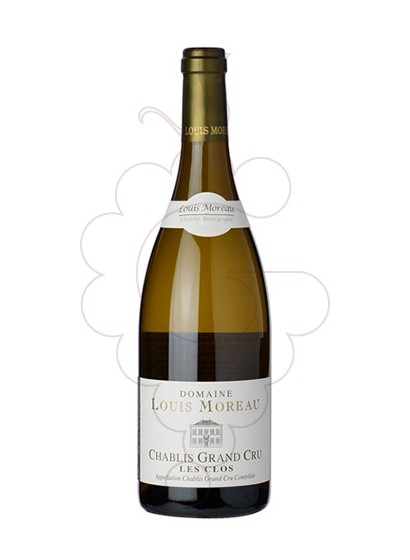Photo Louis Moreau Chablis Grand Cru Les Clos white wine
