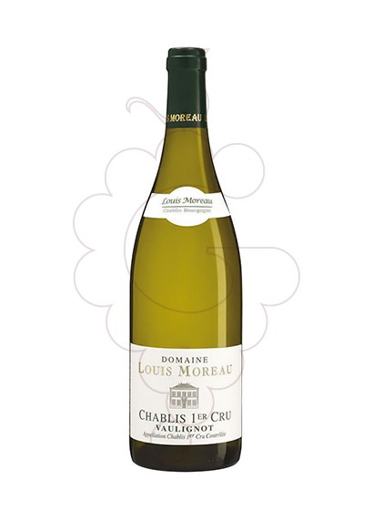 Photo Louis Moreau Chablis 1er Cru Vaillons white wine