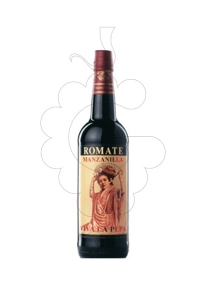 Photo Manzanilla Romate Viva la Pepa fortified wine