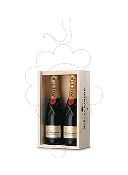 Photo Gift boxes Moet & Chandon Brut I. (Pack Fusta 2 u)