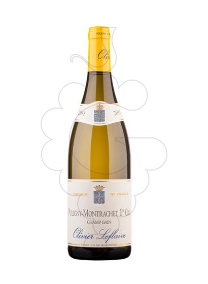 Photo Olivier Leflaive Puligny Montrachet 1er Cru Champ Gain white wine