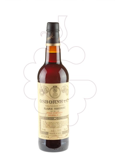 Photo Osborne Palo Cortado fortified wine