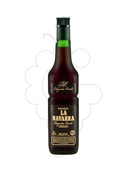 Photo Liqueur Pacharan la Navarra Et. Ver
