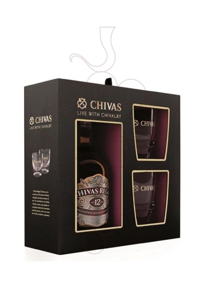 Photo Gift boxes Chivas 12 Years Pack (1 u + 2 glasses)