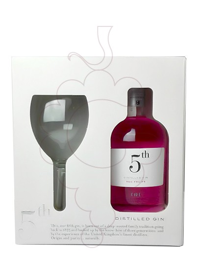 Photo Gin 5 th Red Fruits Pack (1 u + glass)