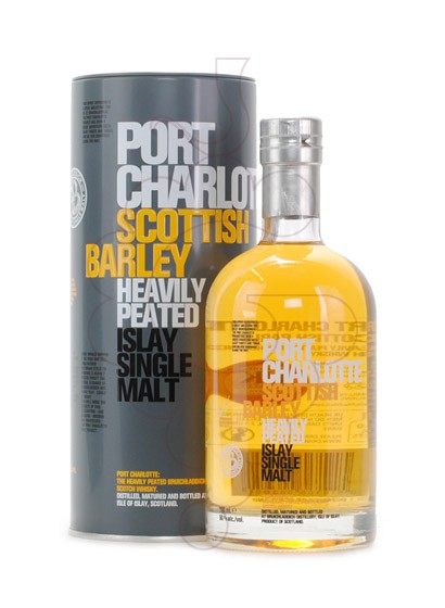 Photo Whisky Port Charlotte Scottish Barley