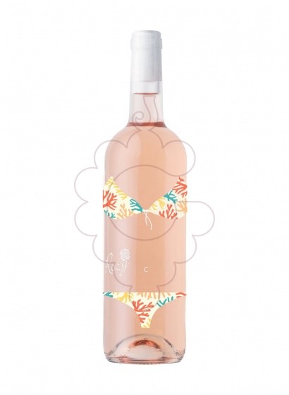 Photo Rozy Dom Brial rosé wine