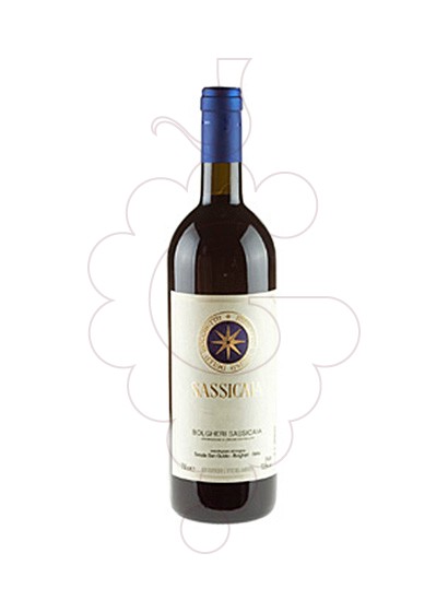 Photo Sassicaia red wine
