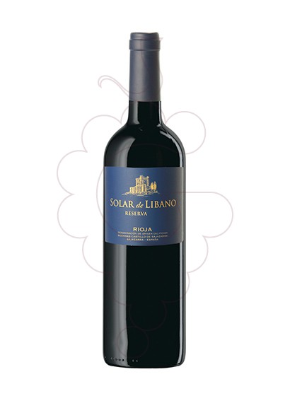 Photo Solar de Libano Reserva red wine