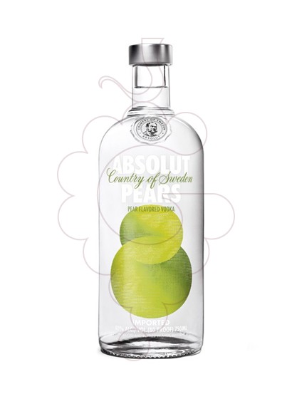 Photo Vodka Absolut Pears