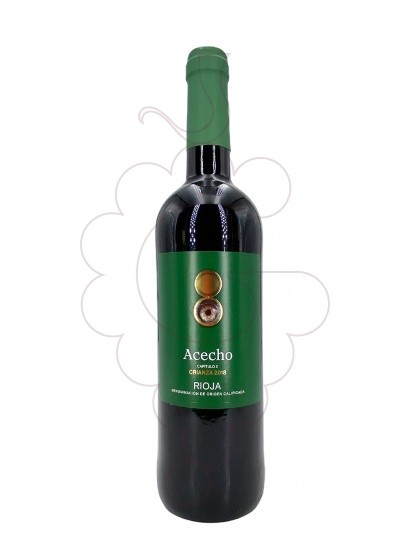Photo Acecho Crianza red wine