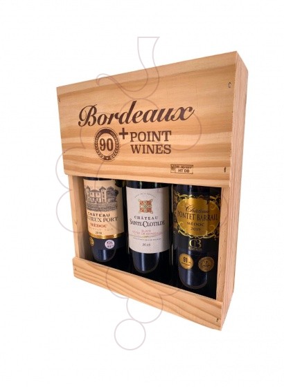 Photo Gift boxes Pack Bordeaux +90 Points Wine