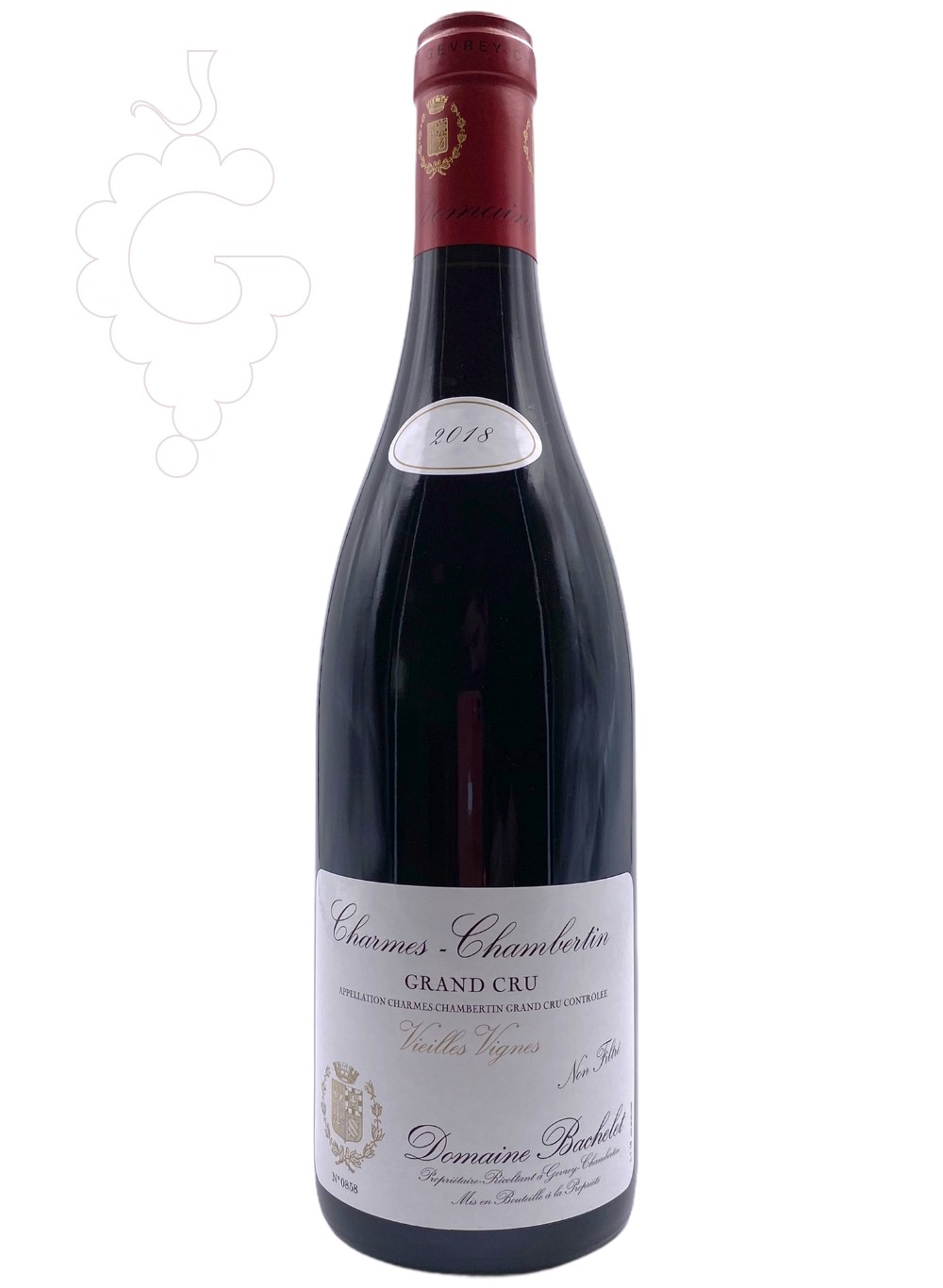 Photo Bachelet Charmes-Chambertin Grand Cru red wine
