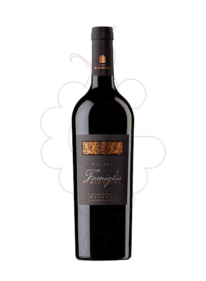 Photo Bianchi Famiglia Malbec red wine