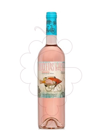 Photo Rose Bicicletas y Peces rosé wine
