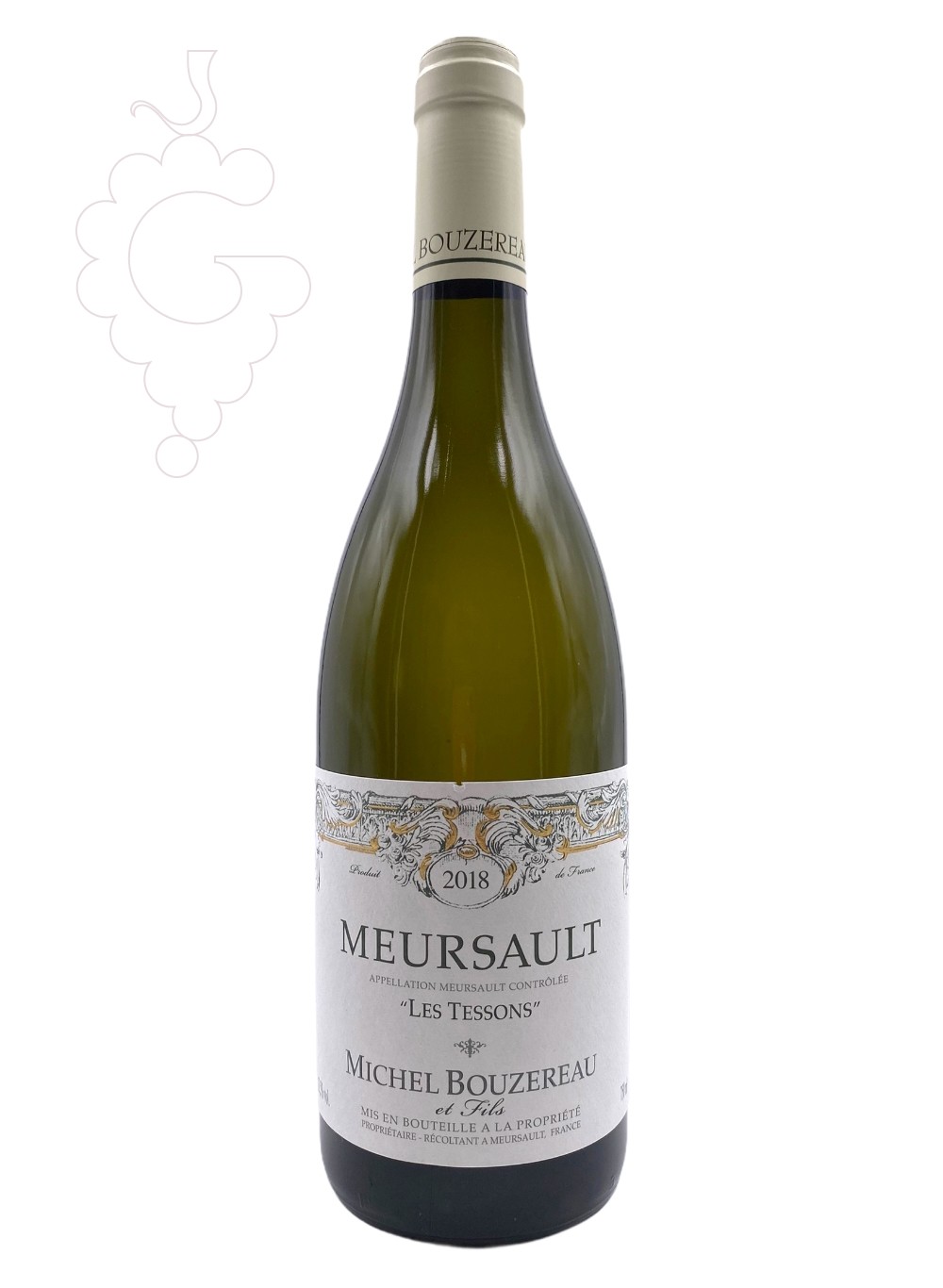 Photo Bouzereau Meursault Les Tessons white wine