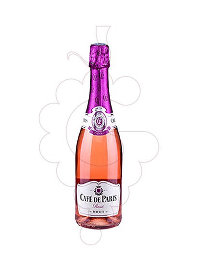 Photo Cafe de Paris Rose Brut sparkling wine