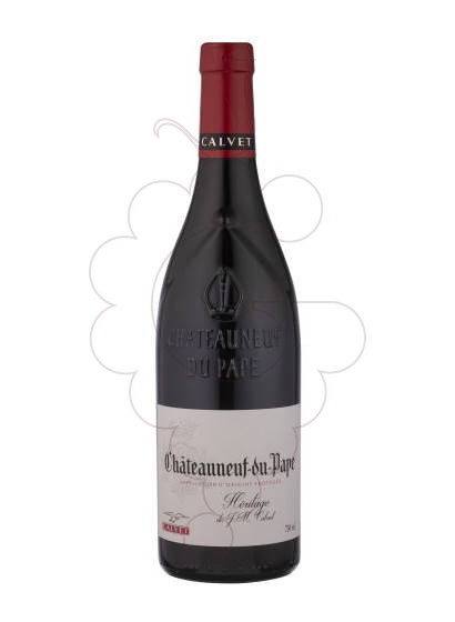 Photo Calvet Chateneuf-du-Pape red wine