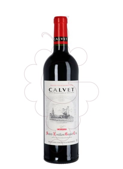 Photo Calvet Saint Émilion Grand Cru red wine