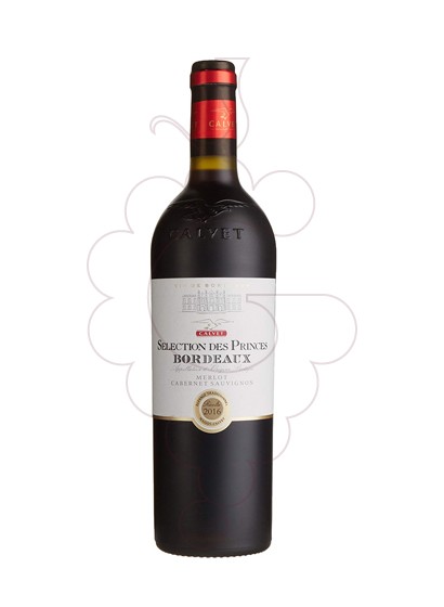 Photo Calvet Selection des Princes Bordeaux red wine