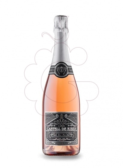 Photo Castell de ribes rose brut sparkling wine