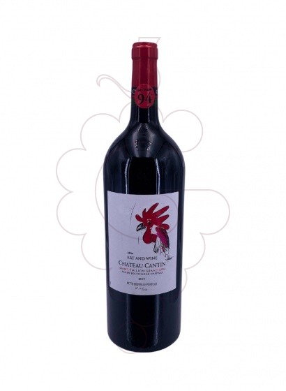 Photo Ch Cantin Art & Wine Magnum 19 red wine