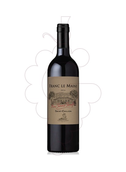 Photo Ch Franc Le Maine Saint Émilion free sulfite red wine