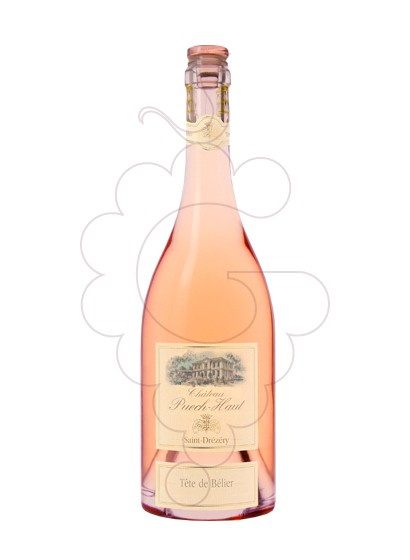 Photo Rosé Chateau Puech-Haut Tête de Bélier rosé wine
